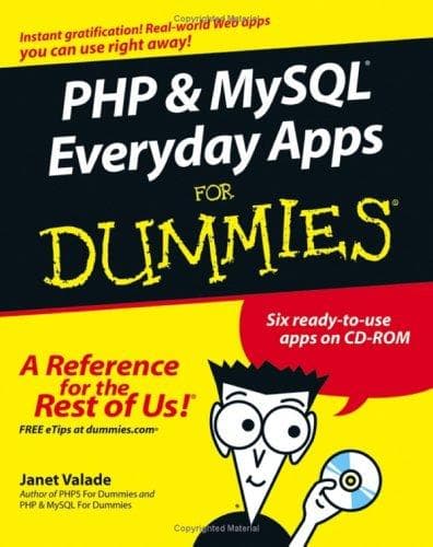 Tapa de PHP and MySQL everyday apps for dummies