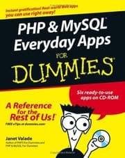 Tapa de PHP and MySQL everyday apps for dummies