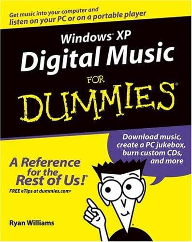 Tapa de Windows XP Digital Music For Dummies