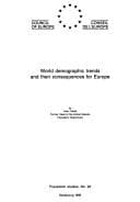 Tapa de World Demographic Trends and Their Consequences for Europe (Population Studies)