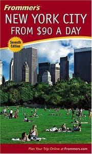 Tapa de Frommer's New York City from $90 a day