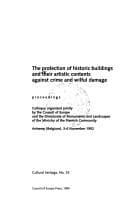 Tapa de The Protection of Historic Buildings and Their Artistic Contents Against Crime and Wilful Damage