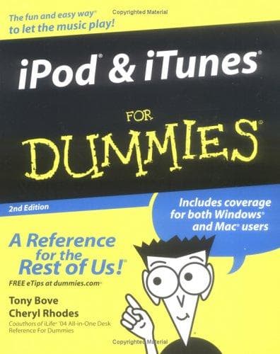 Tapa de IPod & iTunes for dummies