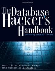 Tapa de The database hacker's handbook