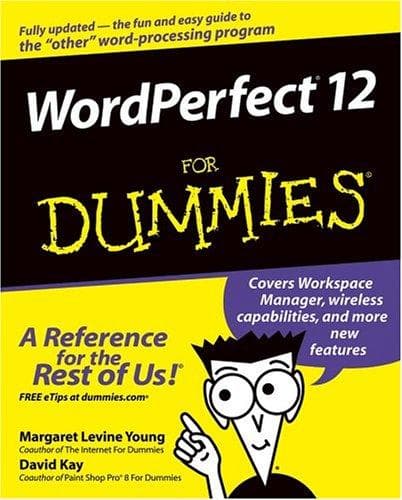 Tapa de WordPerfect 12 for dummies