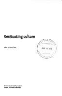 Tapa de Resituating culture