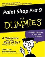 Tapa de Paint Shop Pro 9 for dummies