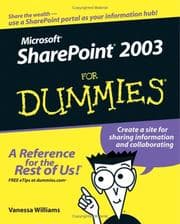 Tapa de Microsoft SharePoint 2003 For Dummies