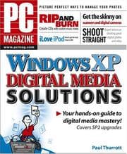 Tapa de PC Magazine Windows XP Digital Media Solutions