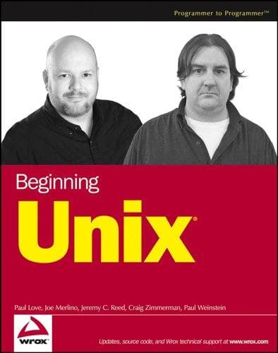 Tapa de Beginning Unix (Programmer to Programmer)