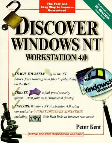 Tapa de Discover Windows NT Workstation 4.0