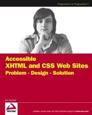 Tapa de Accessible XHTML and CSS Web Sites Problem Design Solution