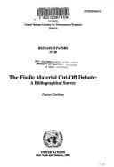 Tapa de The fissile material cut-off debate