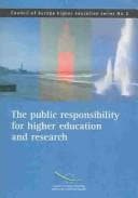 Tapa de The public responsibility for higher education and research