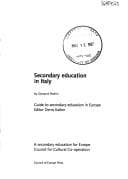 Tapa de Secondary education in Italy