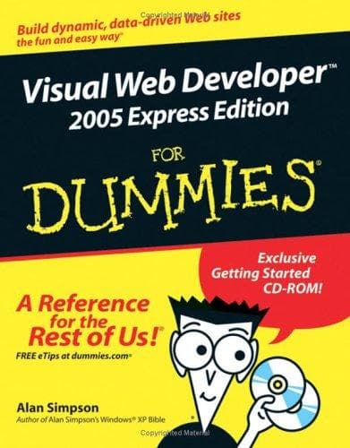 Tapa de Visual Web Developer 2005 Express Edition For Dummies (For Dummies (Computer/Tech))