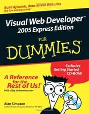 Tapa de Visual Web Developer 2005 Express Edition For Dummies (For Dummies (Computer/Tech))