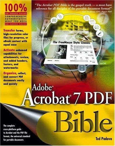 Tapa de Adobe Acrobat 7 PDF Bible
