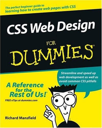 Tapa de CSS Web design for dummies