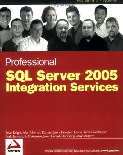 Tapa de Professional SQL server 2005 integration services