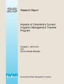 Tapa de Impacts of Colombia's current irrigation management transfer program