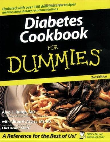 Tapa de Diabetes cookbook for dummies