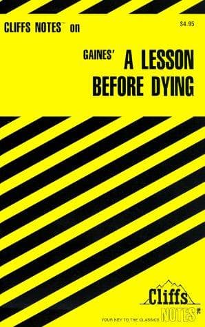 Tapa de A Lesson Before Dying (Cliffs Notes)
