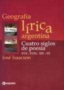 Tapa de Geografia Lirica Argentina