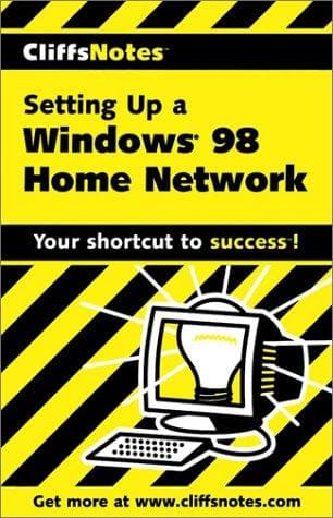 Tapa de CliffsNotes Setting Up a Windows 98 Home Network