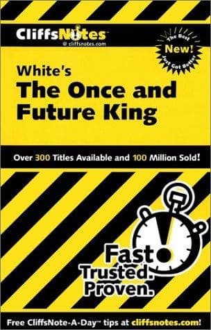 Tapa de CliffsNotes White's The once and future king