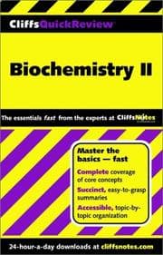 Tapa de Biochemistry II (Cliffs Quick Review)