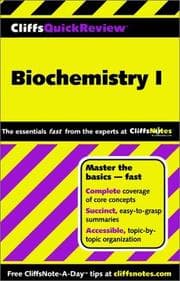 Tapa de Biochemistry I (Cliffs Quick Review)