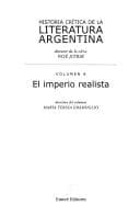 Tapa de Historia crítica de la literatura argentina