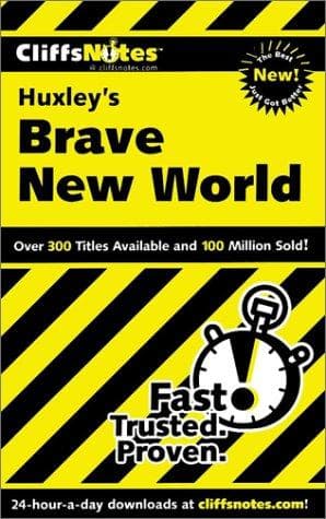 Tapa de CliffsNotes Huxley's Brave new world