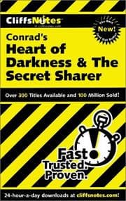 Tapa de CliffsNotes on Conrad's Heart of darkness and The secret sharer