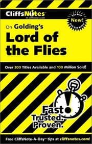 Tapa de CliffsNotes Golding's Lord of flies