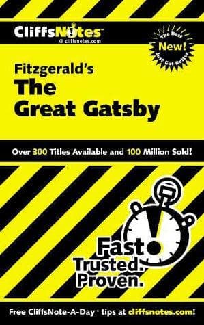 Tapa de Fitzgerald's The Great Gatsby