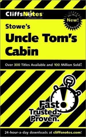 Tapa de CliffsNotes Stowe's Uncle Tom's cabin