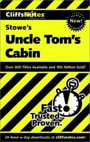 Tapa de CliffsNotes Stowe's Uncle Tom's cabin
