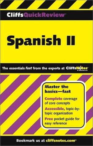 Tapa de Spanish II (Cliffs Quick Review)