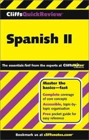 Tapa de Spanish II (Cliffs Quick Review)