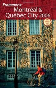 Tapa de Frommer's Montréal & Québec City 2006