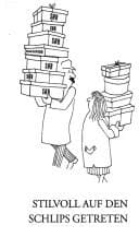 Tapa de Stilvoll auf den Schlips getreten. Cartoons