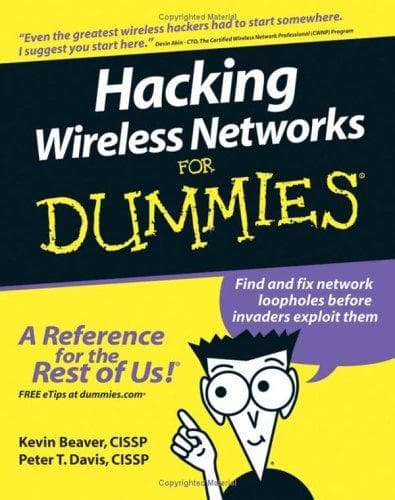 Tapa de Hacking Wireless Networks for Dummies