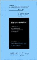 Tapa de Finanzmarkte