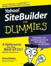 Tapa de Yahoo! SiteBuilder For Dummies