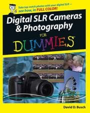 Tapa de Digital SLR cameras & photography for dummies