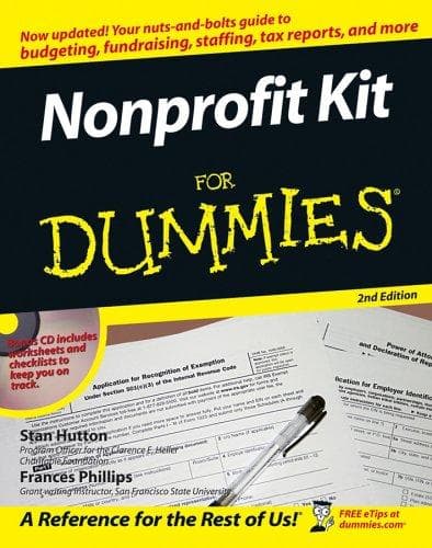 Tapa de Nonprofit kit for dummies