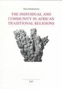Tapa de The individual and community in African traditional religions