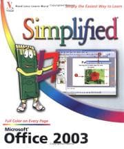 Tapa de Office 2003 Simplified